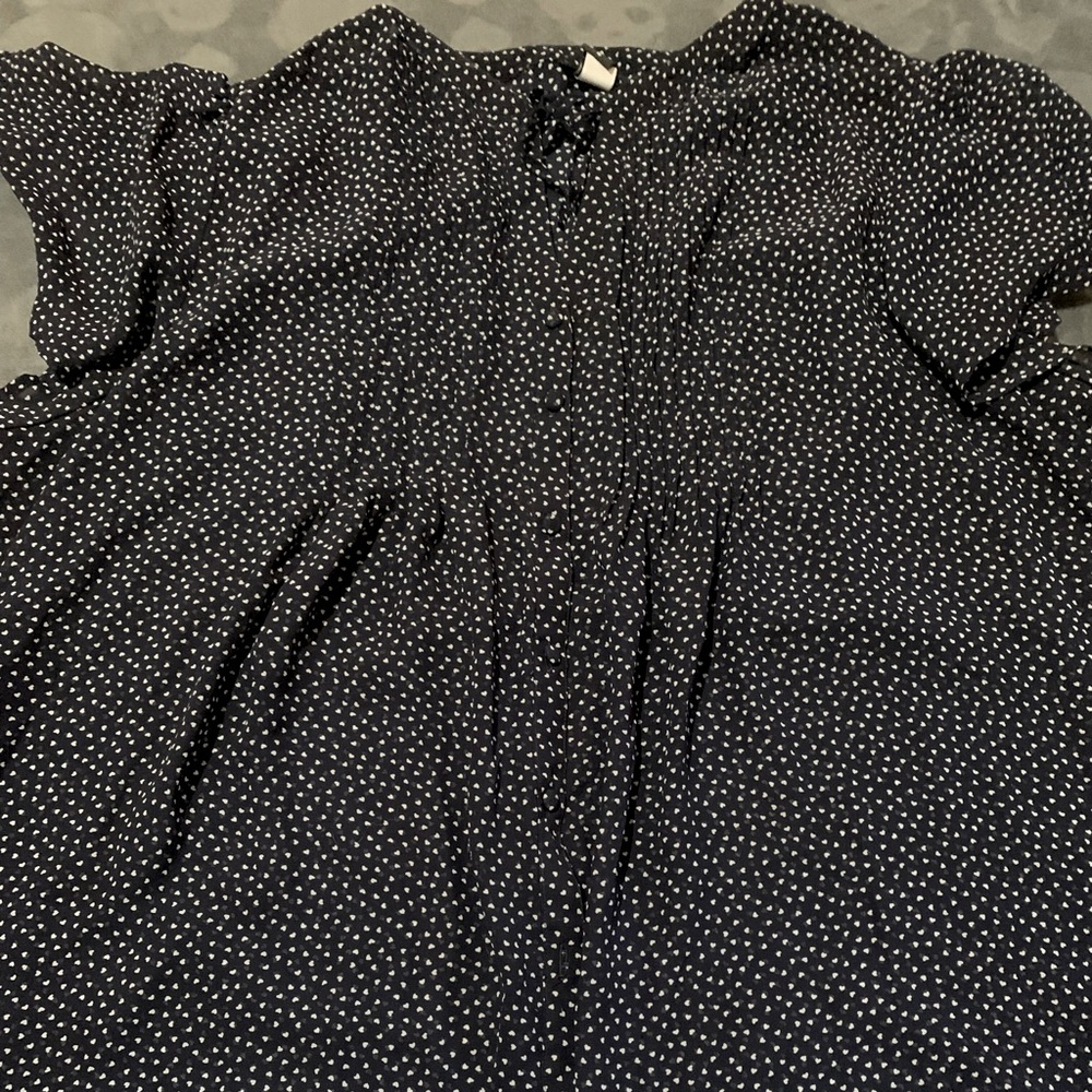 Torrid Navy and White Layering Top